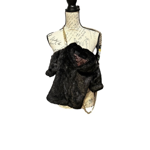 Custom Faux Fur Coat Crossbody Bag - Picture 2 of 4
